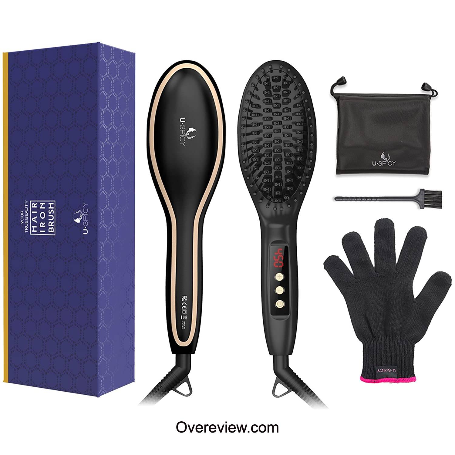 Top 10 Best Hair Straightening Brushes Reviews {Buying Guide} [year] 9