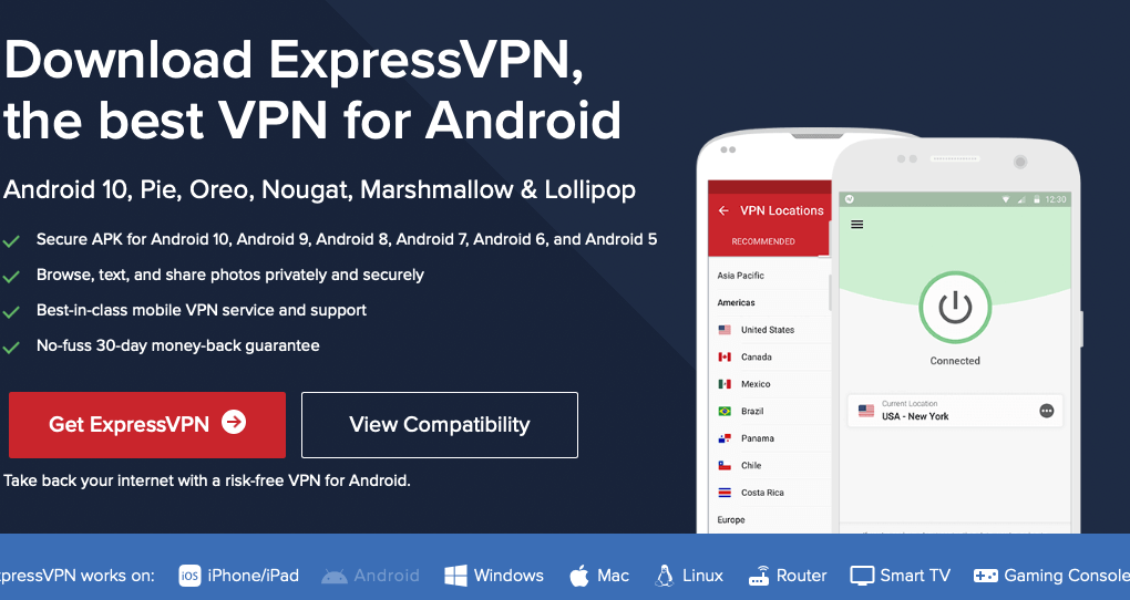 ExpressVPN Free Trial for Android